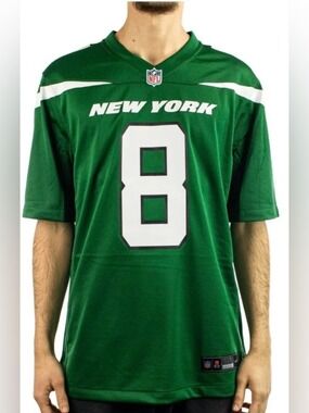 NFL New York Jets Aaron Rodgers #8 Green Football Jersey NWOT